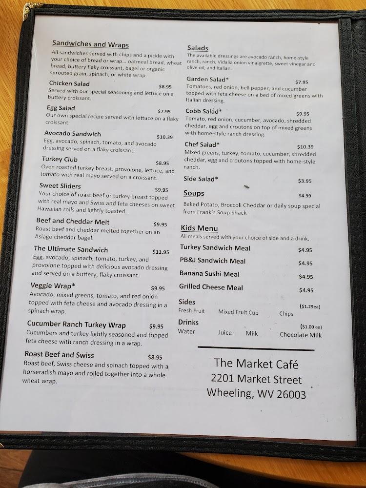 The Market Café Menu image 3